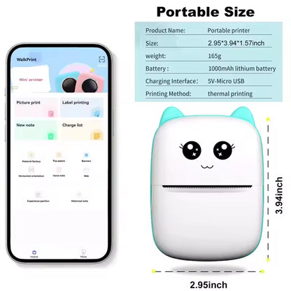 Mini Thermal Portable Printer